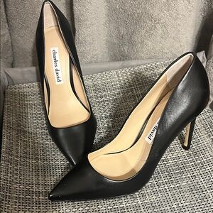 Charles David Classic Black Heels